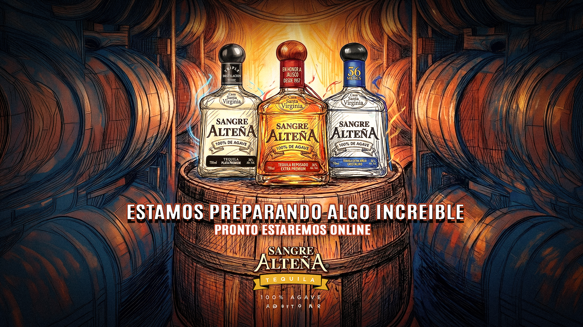 Tequila Sangre Alte�0�9a - Estamos preparando algo incre��ble. Pronto estaremos online.